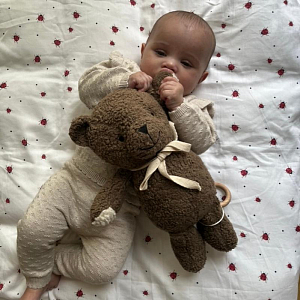 Мобиль музыкальный Vanilla Copenhagen "Plush Teddy", коричневый